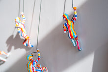 Load image into Gallery viewer, 7 Piece Climbing Sculpture Wall Art Gift For Home Decor Interior Design Rock Climbing Man Contemporary Artwork woman Mixed Lines Positions