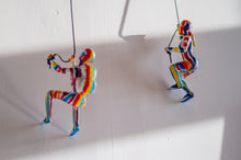 Load image into Gallery viewer, 7 Piece Climbing Sculpture Wall Art Gift For Home Decor Interior Design Rock Climbing Man Contemporary Artwork woman Mixed Lines Positions