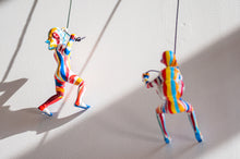 Load image into Gallery viewer, 7 Piece Climbing Sculpture Wall Art Gift For Home Decor Interior Design Rock Climbing Man Contemporary Artwork woman Mixed Lines Positions