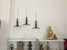 Load image into Gallery viewer, 3 Piece Diving Sculpture Wall Art Gift For Home Decor Interior Design Diving Man Contemporary Artwork BRONZE ANTIQUE