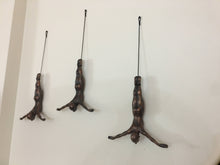 Load image into Gallery viewer, 3 Piece Diving Sculpture Wall Art Gift For Home Decor Interior Design Diving Man Contemporary Artwork BRONZE ANTIQUE