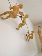 Load image into Gallery viewer, 3 Piece BIG Climbing Sculpture Wall Art Gift For Home Decor Interior Design Rock Climber Climbing Man Contemporary Artwork Resin MULTI