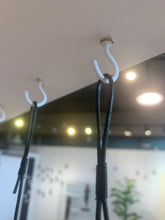 Load image into Gallery viewer, 2 piece set 3D Sculpture Swing Gift For Home Decor Interior Design UNIQUE AND AMAZING Hand made and hand painted Black